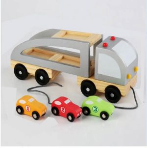 Camión de arraste con carritos